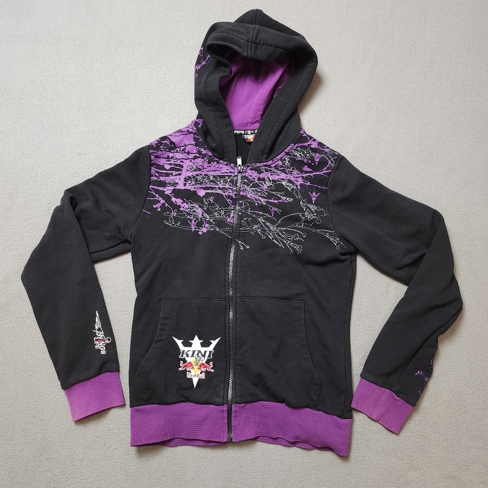 Kini Red bull Motocross racing hoodie Ladies Sz Large
